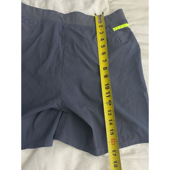 Brooks Mens Size Medium Cascadia 7” Shorts Asphalt Draw cord Flat Front Wicking - Picture 6 of 10